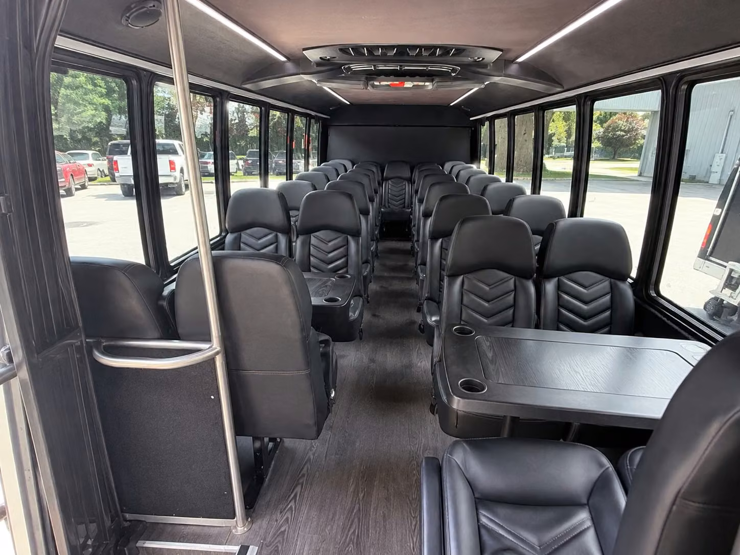 15 passenger minibus interior