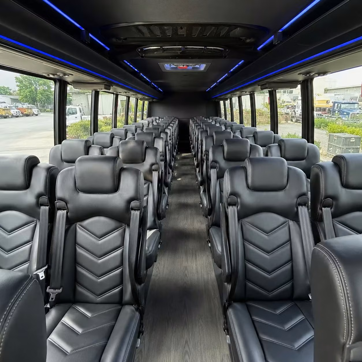 35 passenger minibus inside